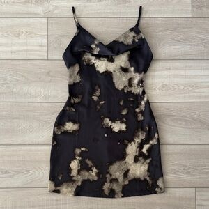 Urban Outfitters Black and Cream Mini Dress